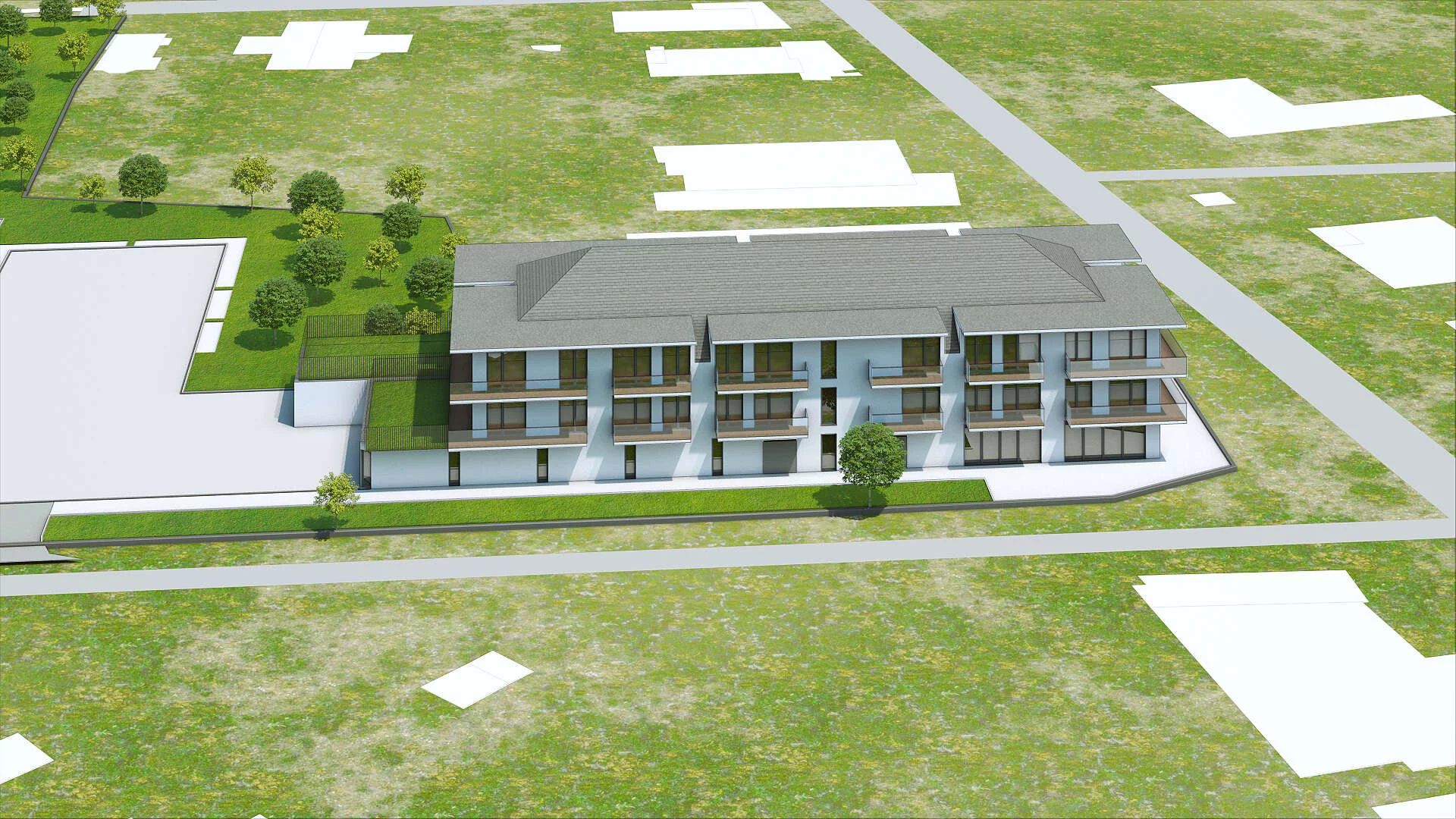 Wirtualna makieta 3D apartamentu 40.72 m², F/302