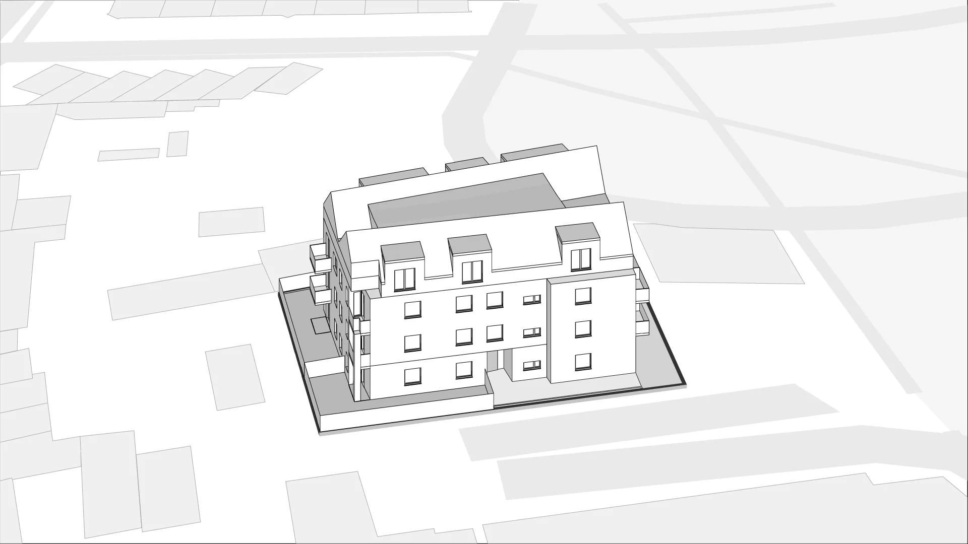 Wirtualna makieta 3D mieszkania 46.11 m², 1.M3