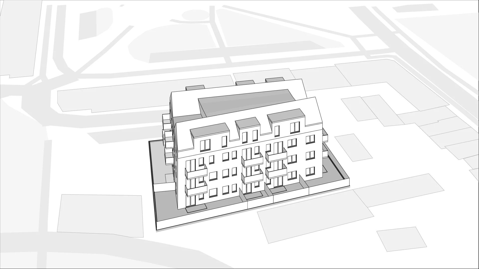 Wirtualna makieta 3D mieszkania 64.45 m², 2.M1