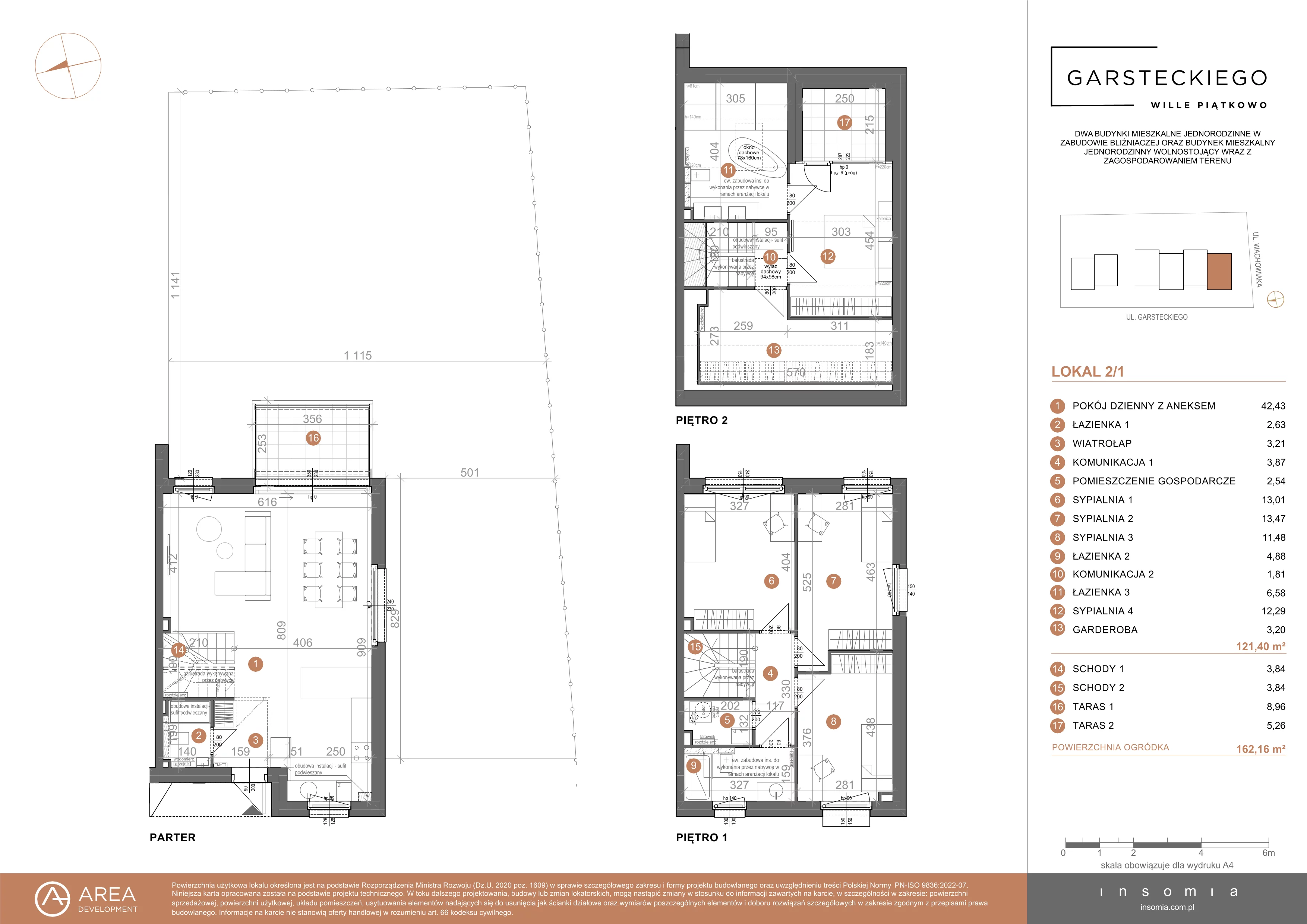 Dom 121,40 m², oferta nr 2/1, Garsteckiego - Wille Piątkowo, Poznań, Piątkowo, Piątkowo, ul. Garsteckiego 2