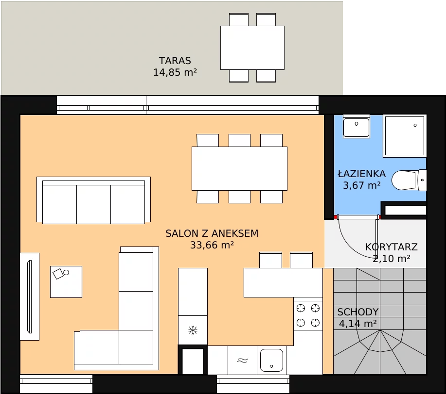 1 pokój, apartament 103,26 m², piętro 2, oferta nr 3/2., Murawa 2, Poznań, Stare Miasto, Winogrady, ul. Murawa