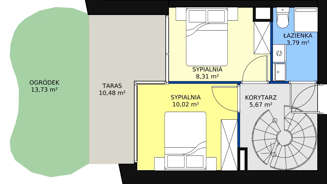 Zalety apartamentu 50.77 m², B/0/1