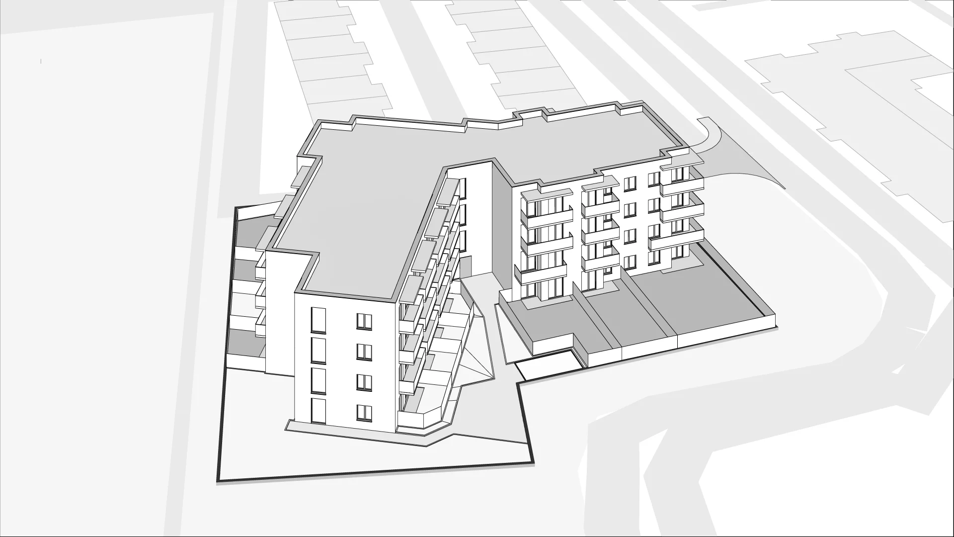 Wirtualna makieta 3D lokalu inwestycyjnego 29.13 m², U0-8