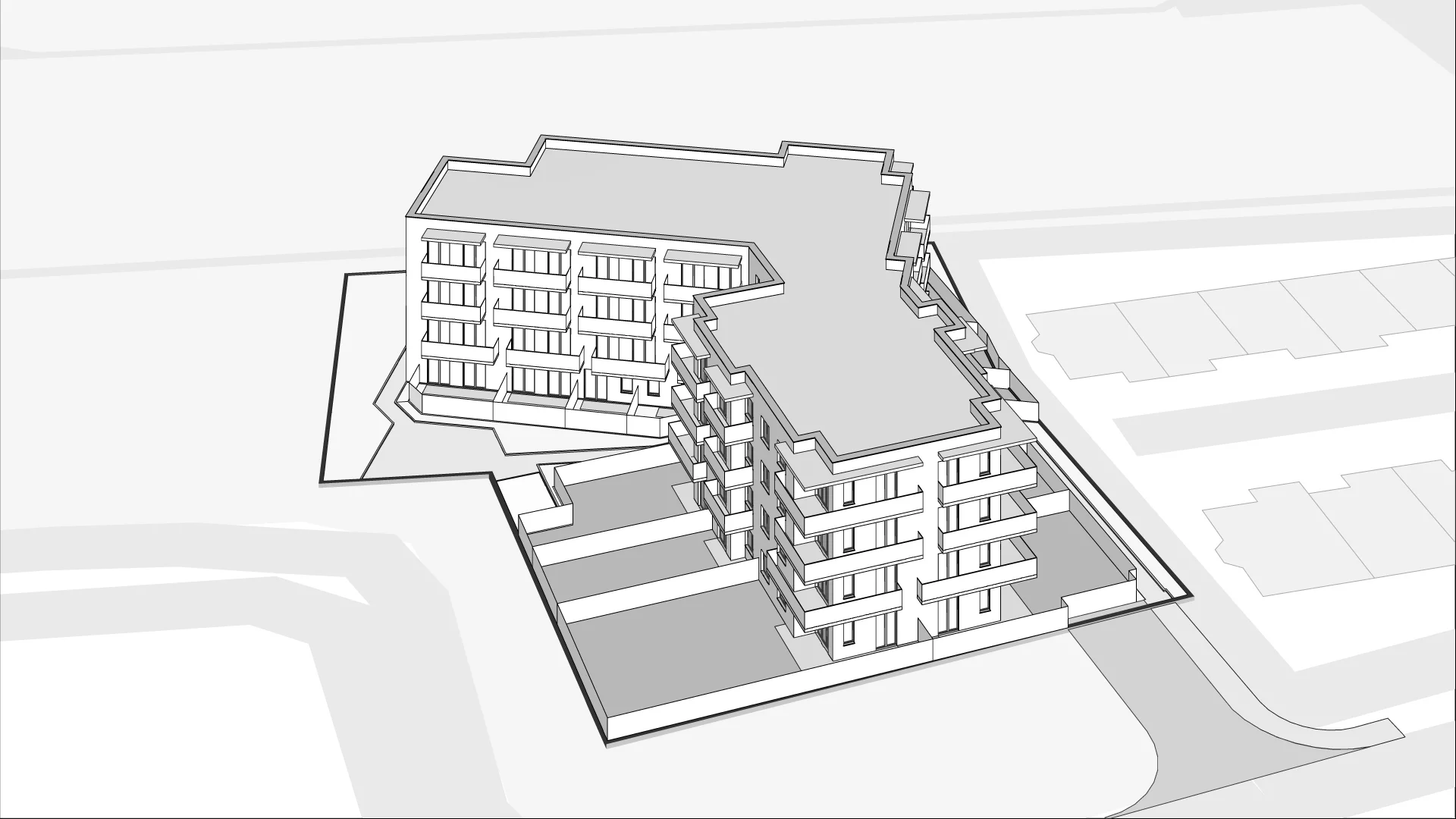 Wirtualna makieta 3D mieszkania 39.07 m², M3-5