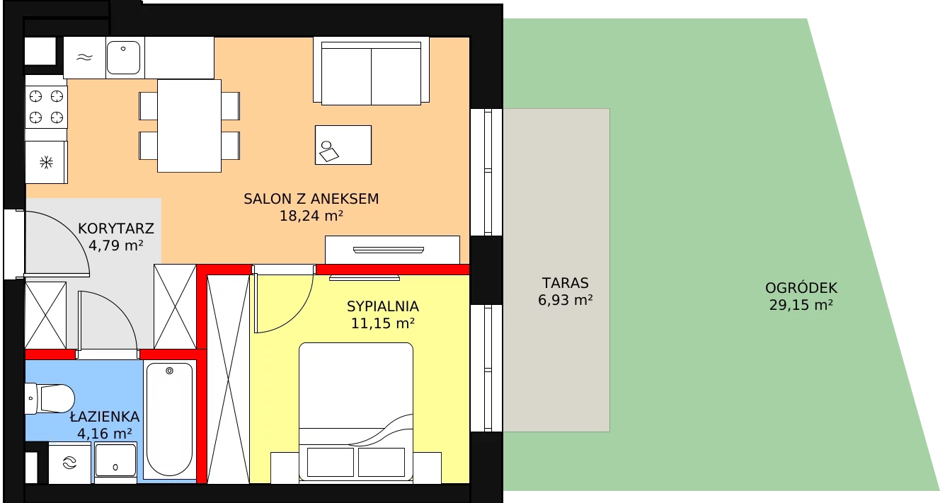 Lokal inwestycyjny 38,36 m², parter, oferta nr U0-1, Nasze ZACISZE, Warszawa, Targówek, Zacisze, ul. Wolińska / Wyspowa