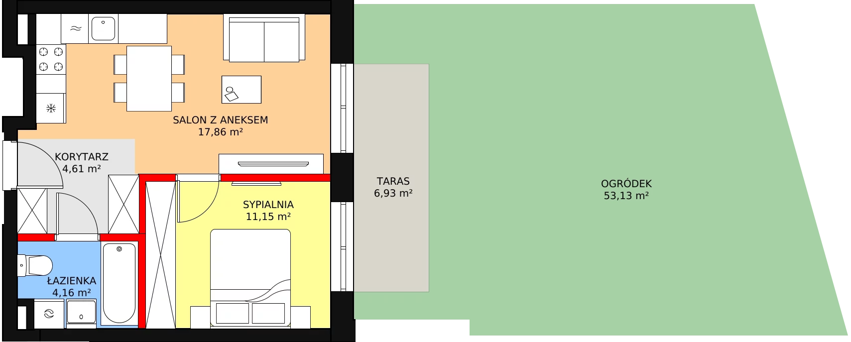 Lokal inwestycyjny 37,77 m², parter, oferta nr U0-3, Nasze ZACISZE, Warszawa, Targówek, Zacisze, ul. Wolińska / Wyspowa