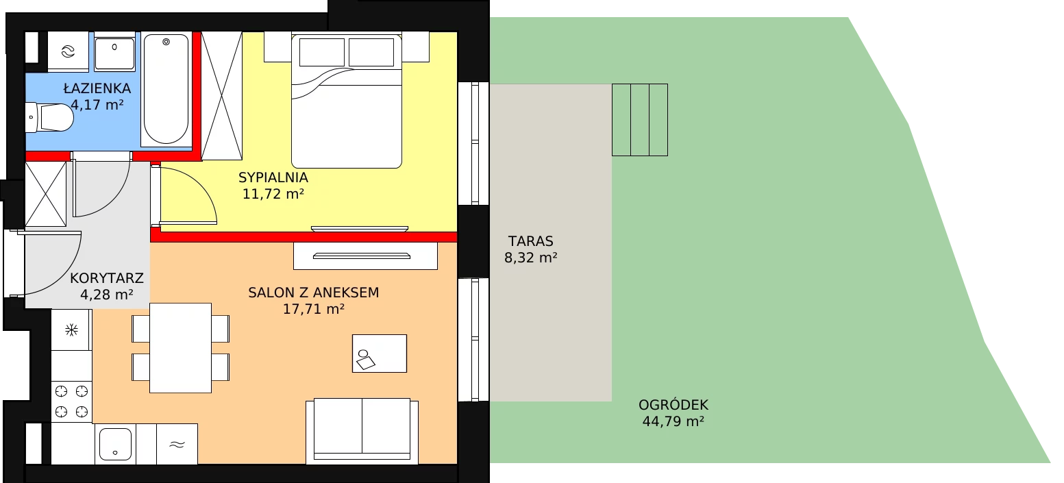 Lokal inwestycyjny 37,92 m², parter, oferta nr U0-5, Nasze ZACISZE, Warszawa, Targówek, Zacisze, ul. Wolińska / Wyspowa