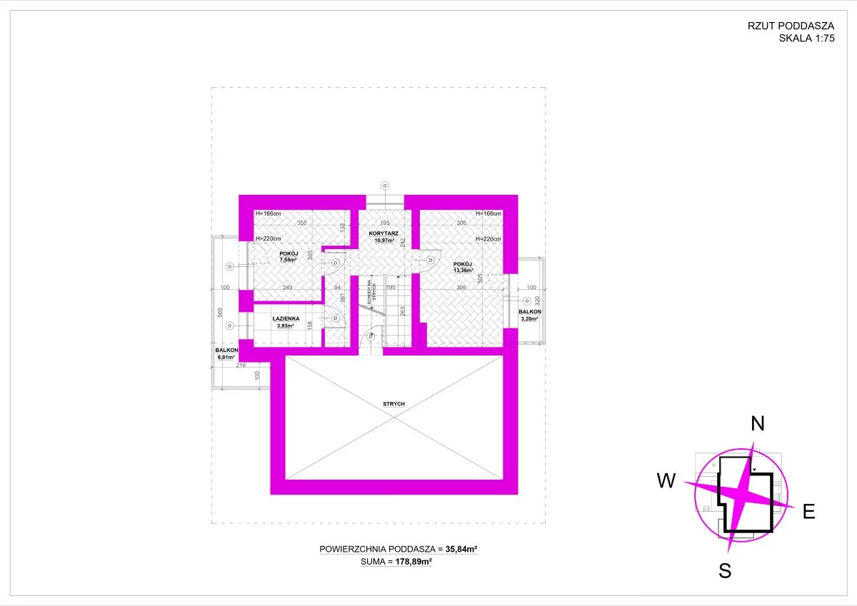 Dom 164,80 m², oferta nr , PNO646537, Wieliczka, Różana