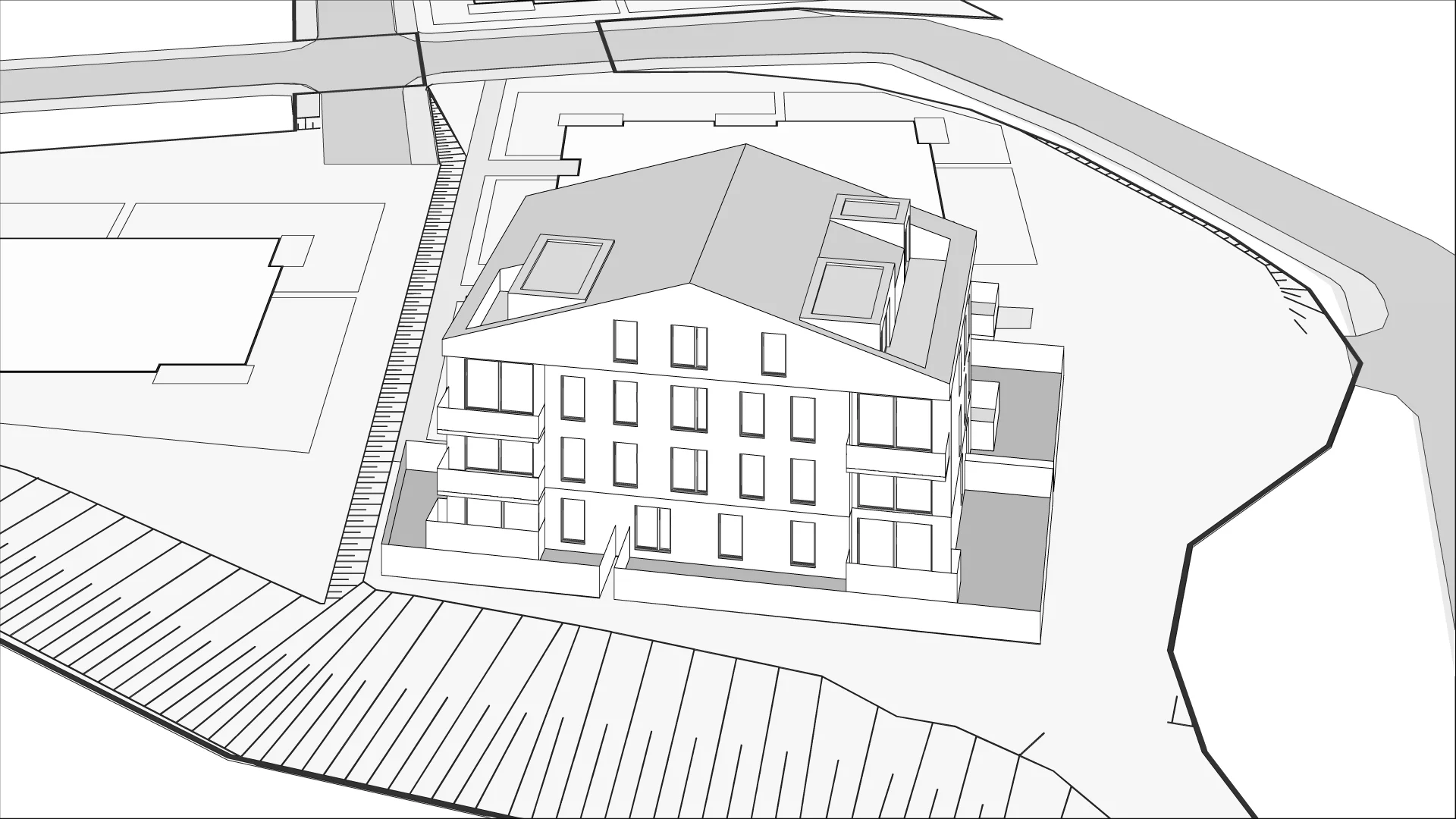 Wirtualna makieta 3D mieszkania 48.95 m², B1.0.4