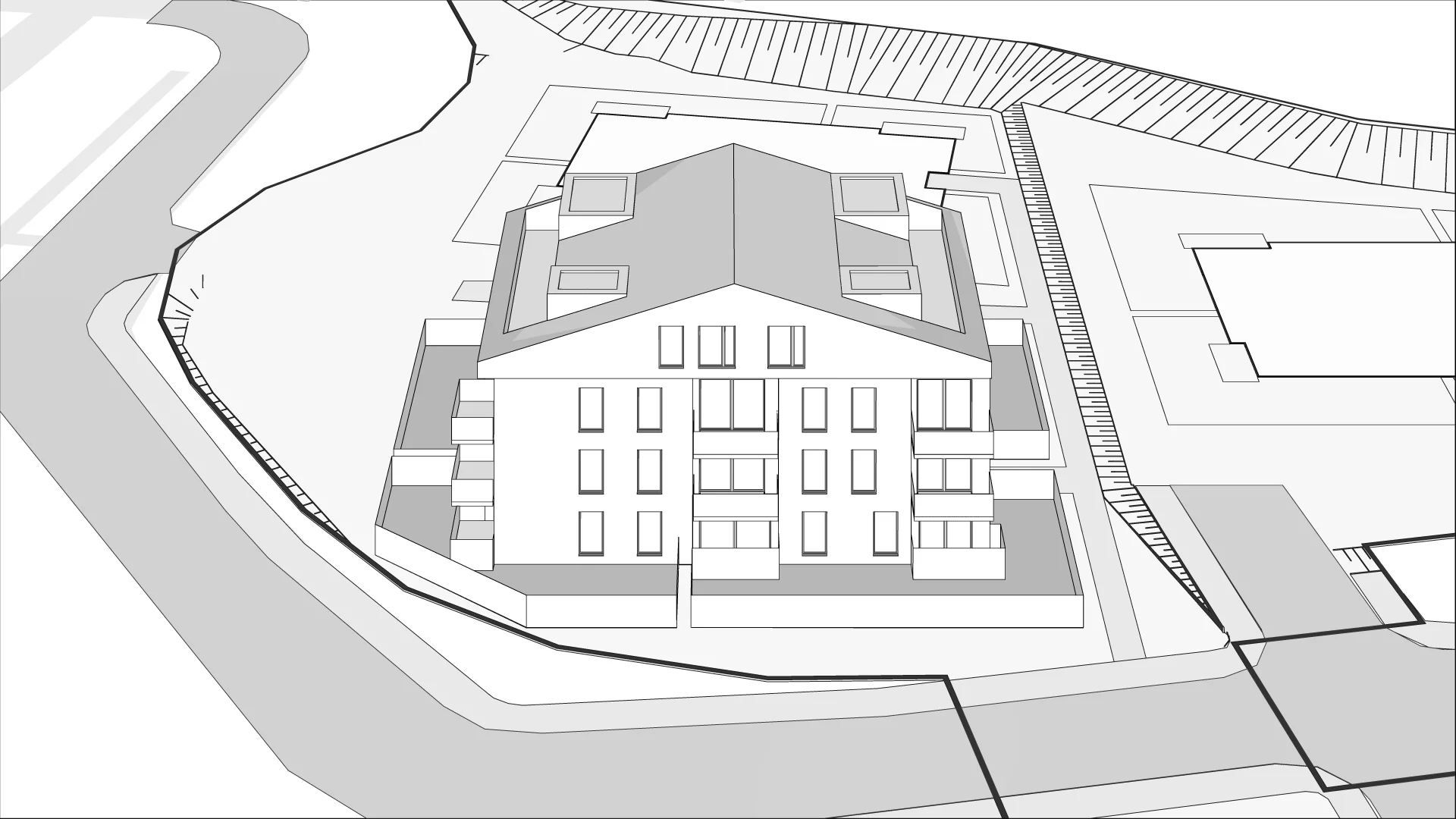 Wirtualna makieta 3D mieszkania 94.99 m², B2.2.1+2