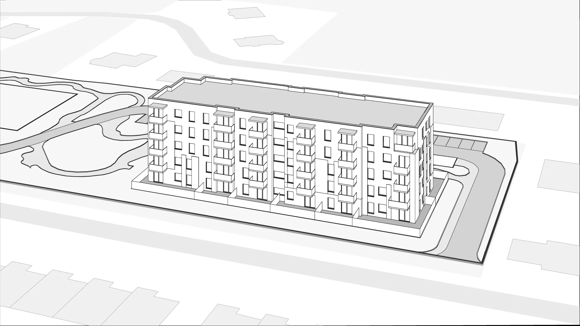 Wirtualna makieta 3D mieszkania 33.8 m², 1.3.12