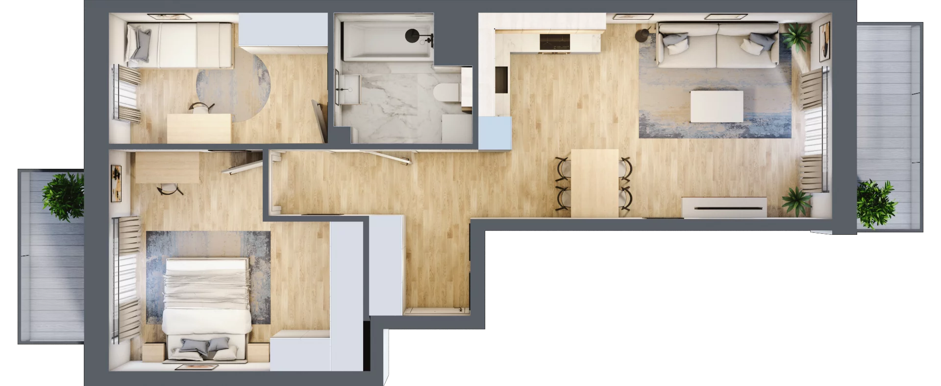 3 pokoje, mieszkanie 63,15 m², piętro 7, oferta nr A33, Maratońska 49, Łódź, Polesie, Retkinia, ul. Maratońska 49