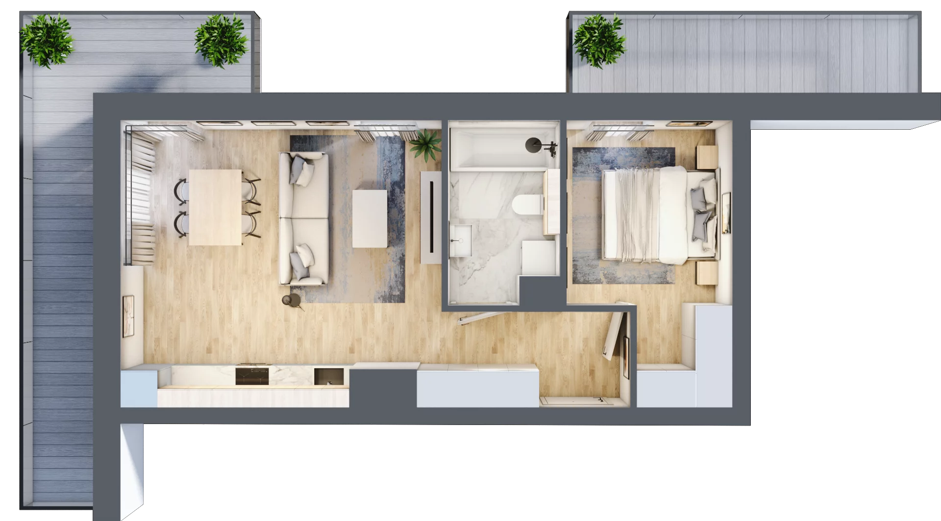 2 pokoje, apartament 45,10 m², piętro 2, oferta nr A12, Maratońska 49, Łódź, Polesie, Retkinia, ul. Maratońska 49