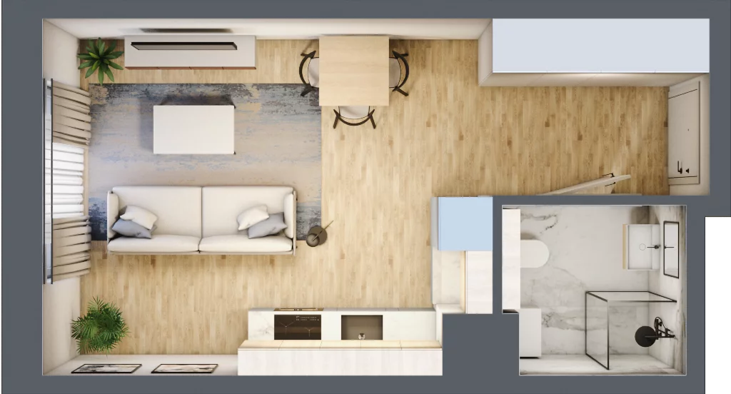 1 pokój, mieszkanie 28,36 m², piętro 4, oferta nr B76, Maratońska 49, Łódź, Polesie, Retkinia, ul. Maratońska 49