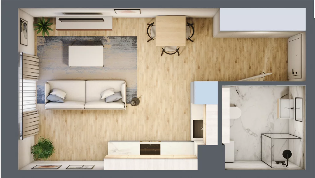 1 pokój, mieszkanie 30,59 m², piętro 4, oferta nr B18, Maratońska 49, Łódź, Polesie, Retkinia, ul. Maratońska 49