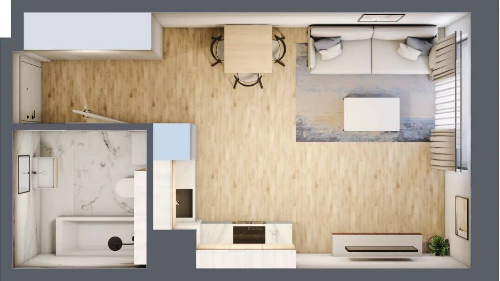 1 pokój, mieszkanie 30,01 m², piętro 4, oferta nr C65, Maratońska 49, Łódź, Polesie, Retkinia, ul. Maratońska 49