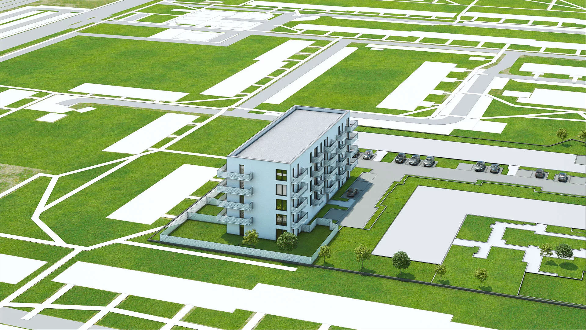 Wirtualna makieta 3D apartamentu 61.66 m², D26