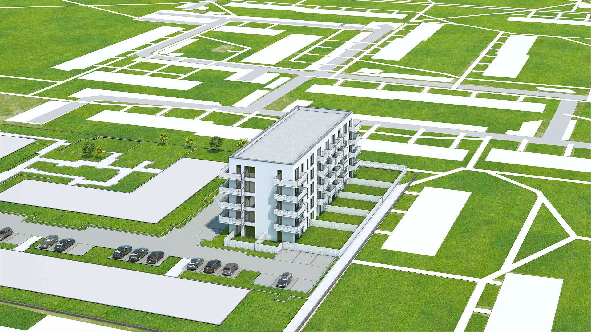 Wirtualna makieta 3D mieszkania 56.75 m², D8