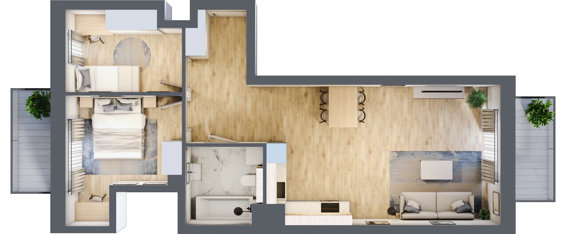 3 pokoje, mieszkanie 62,44 m², piętro 3, oferta nr D38, Maratońska 49, Łódź, Polesie, Retkinia, ul. Maratońska 49