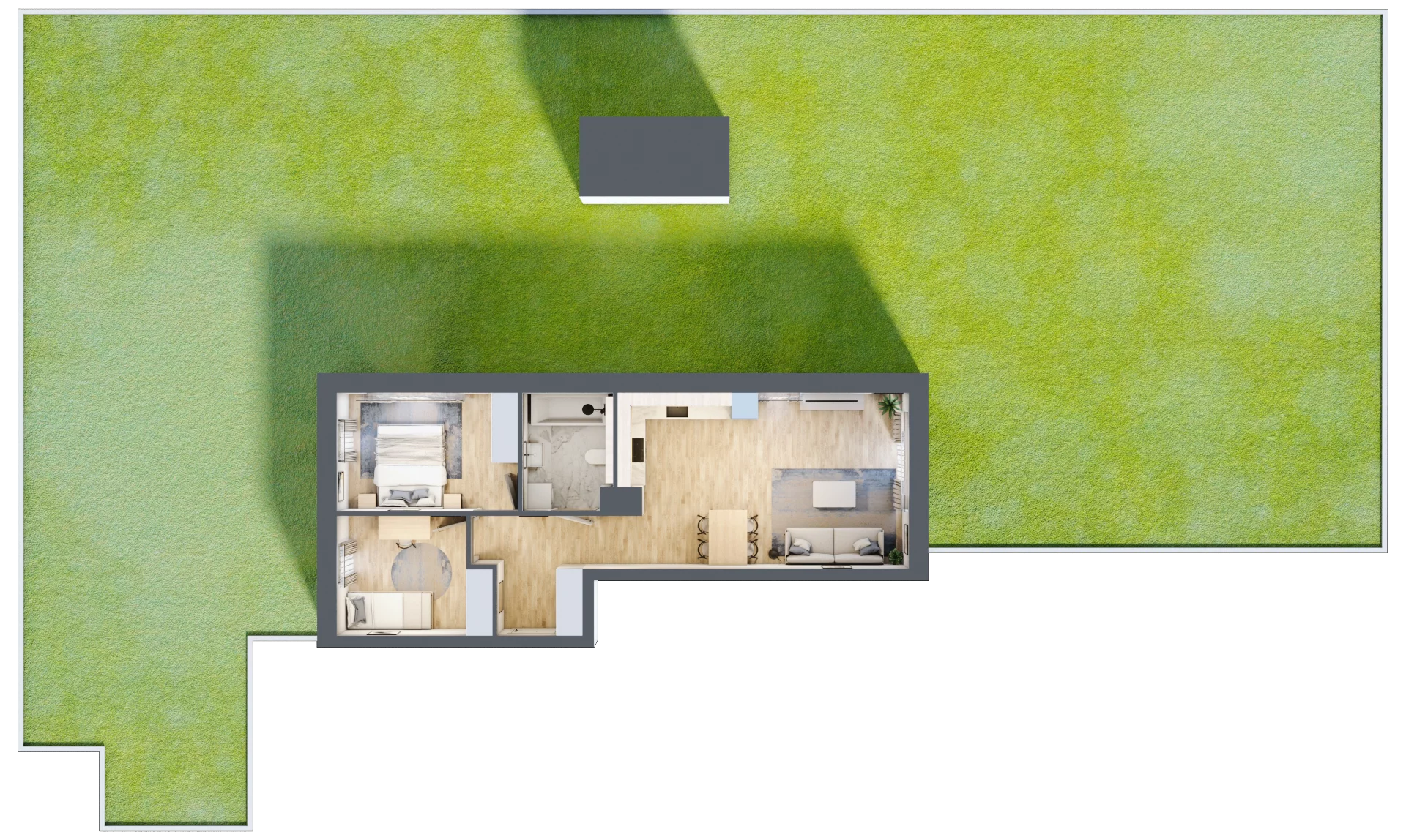 3 pokoje, mieszkanie 59,61 m², parter, oferta nr D24, Maratońska 49, Łódź, Polesie, Retkinia, ul. Maratońska 49