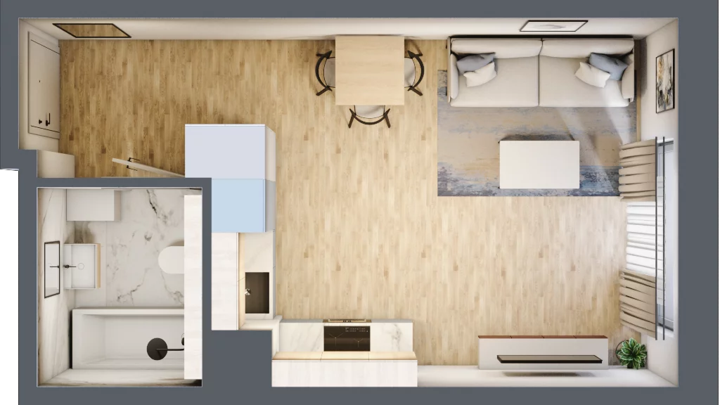 1 pokój, mieszkanie 29,67 m², piętro 4, oferta nr D21, Maratońska 49, Łódź, Polesie, Retkinia, ul. Maratońska 49