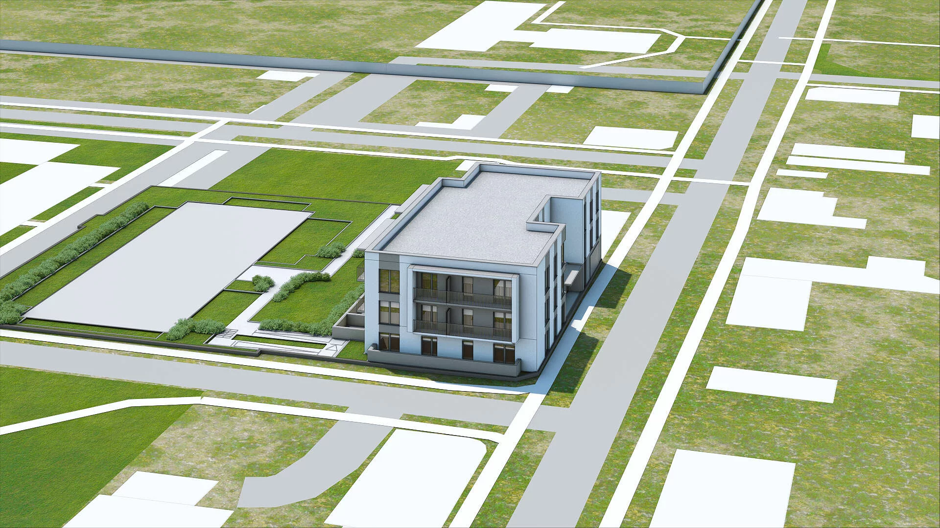 Wirtualna makieta 3D apartamentu 44.95 m², I_0_2