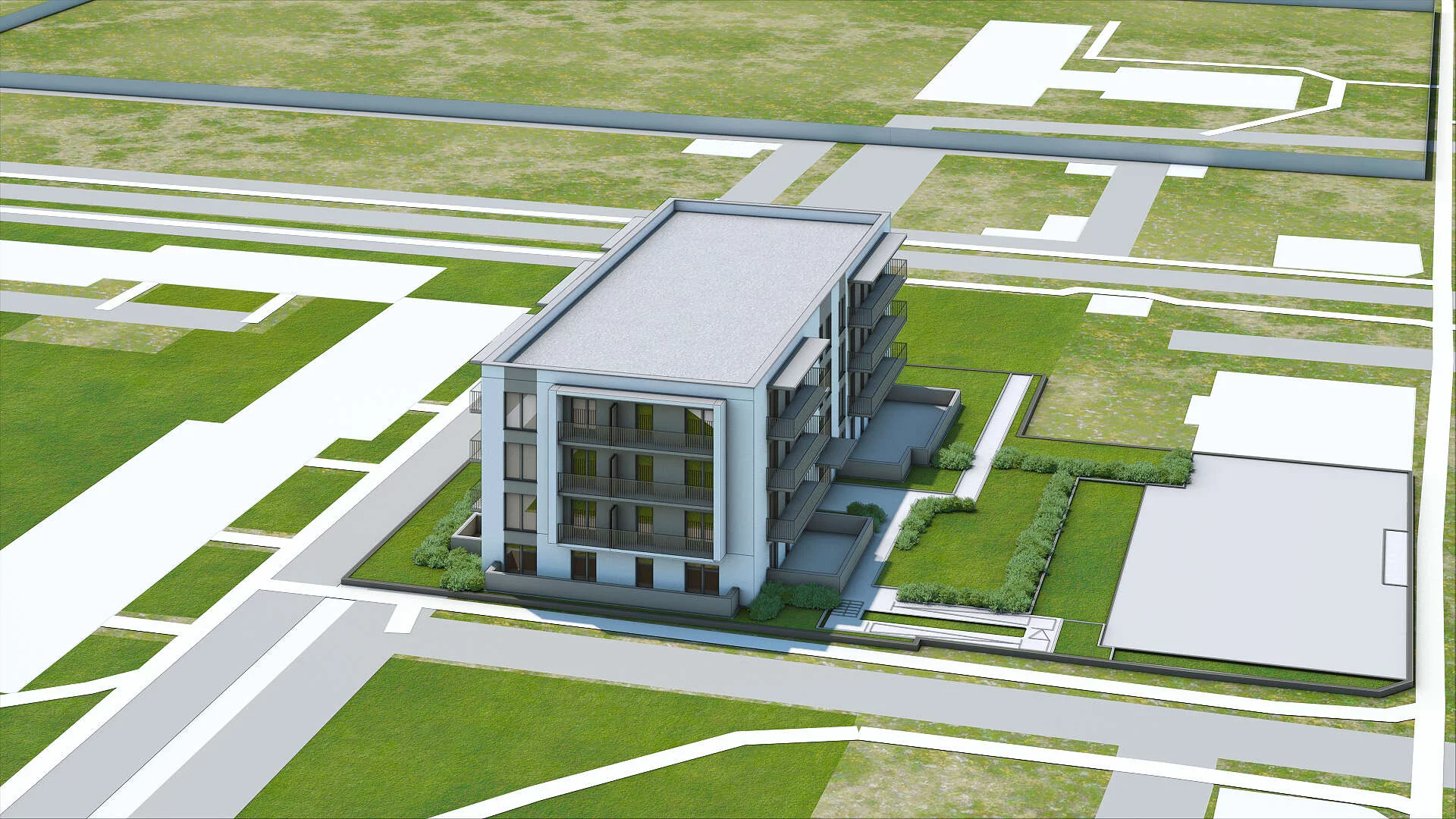 Wirtualna makieta 3D apartamentu 44.92 m², II_0_2