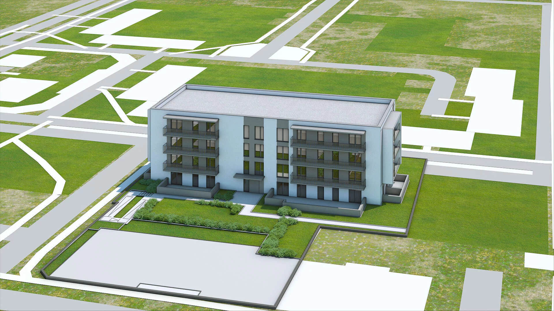 Wirtualna makieta 3D apartamentu 77.6 m², II_0_6