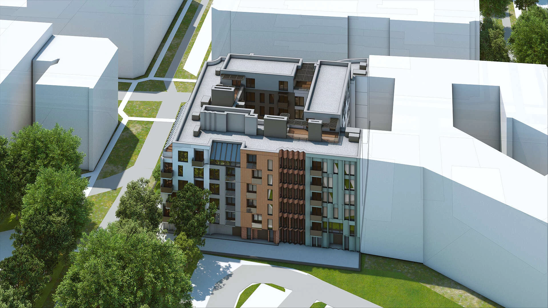Wirtualna makieta 3D apartamentu 68.1 m², 23