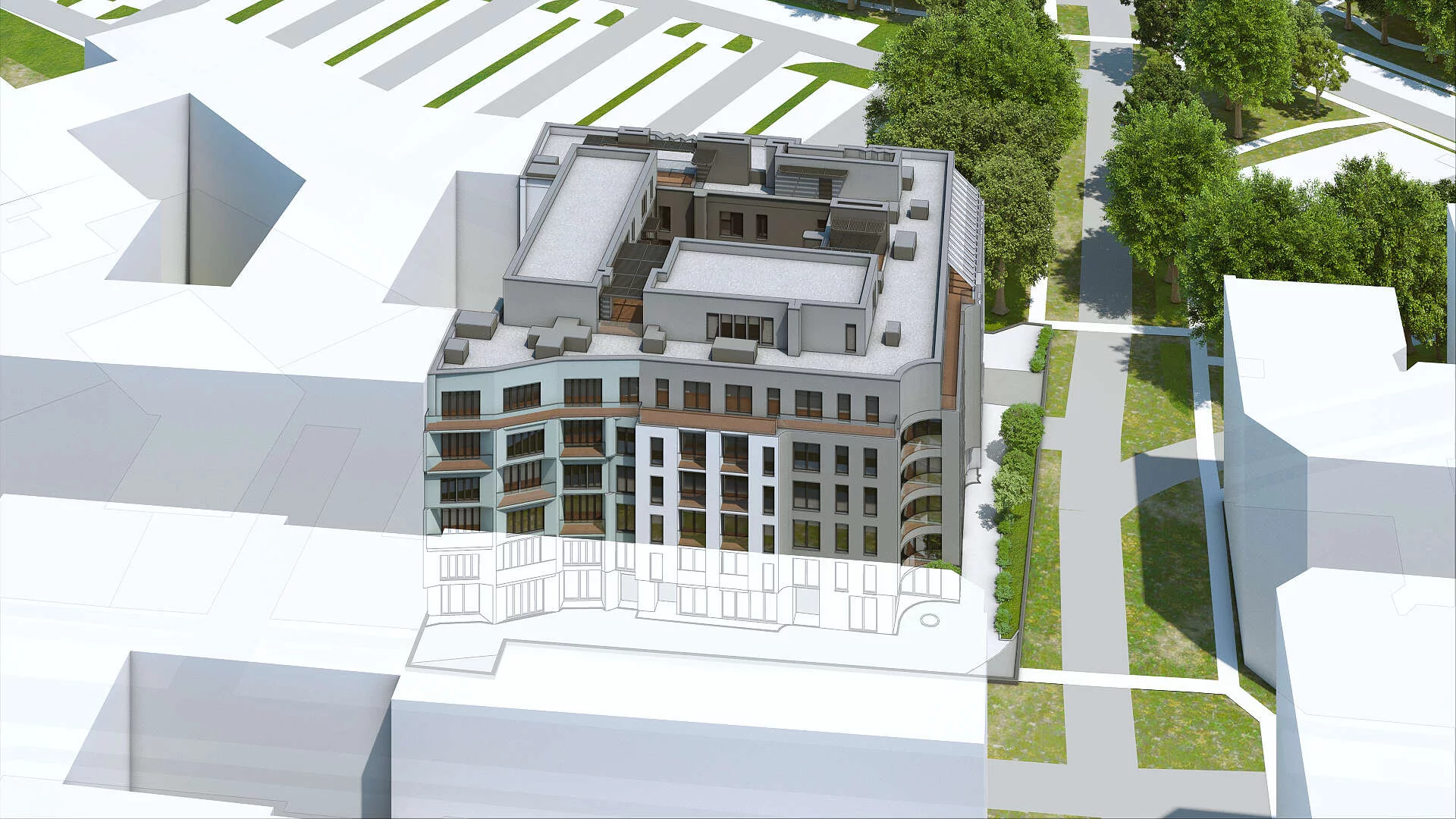 Wirtualna makieta 3D mieszkania 75.28 m², 70