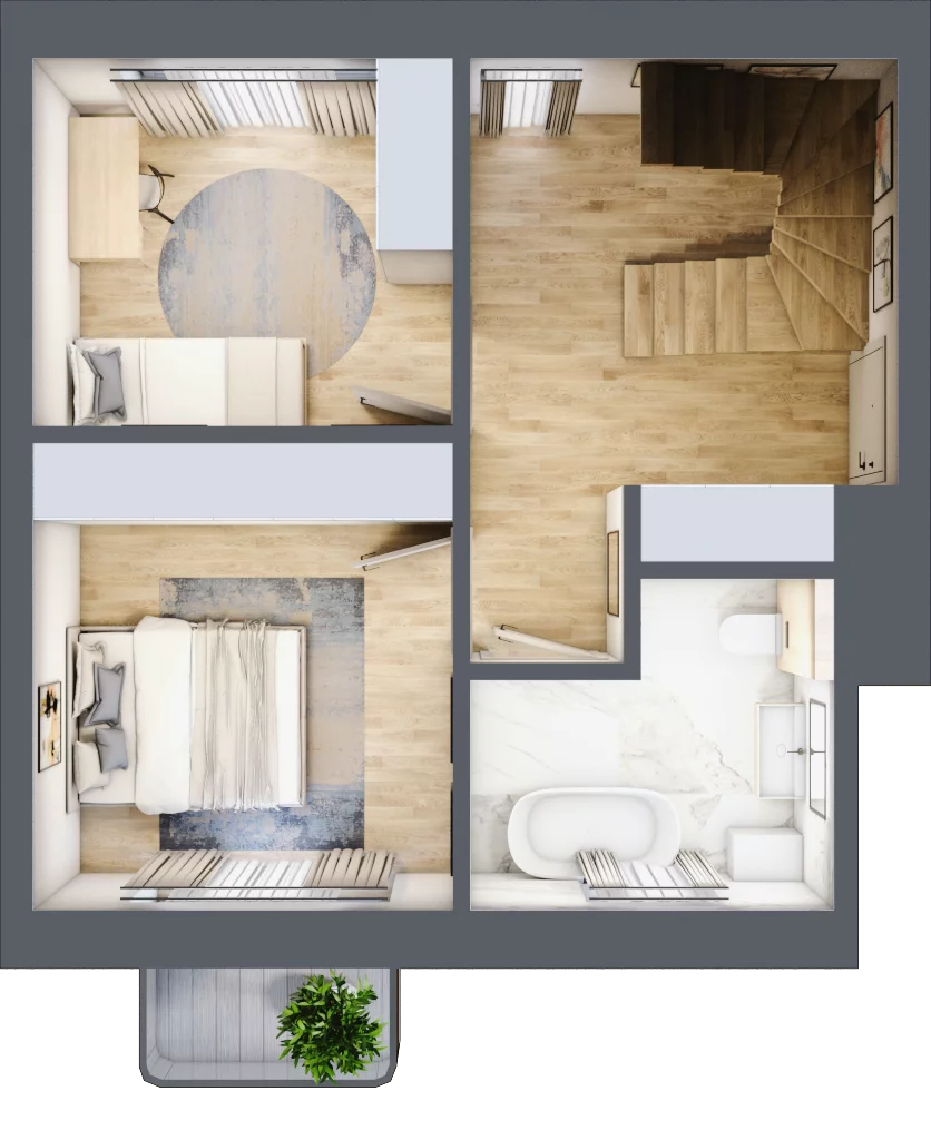 4 pokoje, apartament 109,30 m², piętro 5, oferta nr 34, Kamienica Garbary 68, Poznań, Stare Miasto, Garbary, ul. Garbary 68