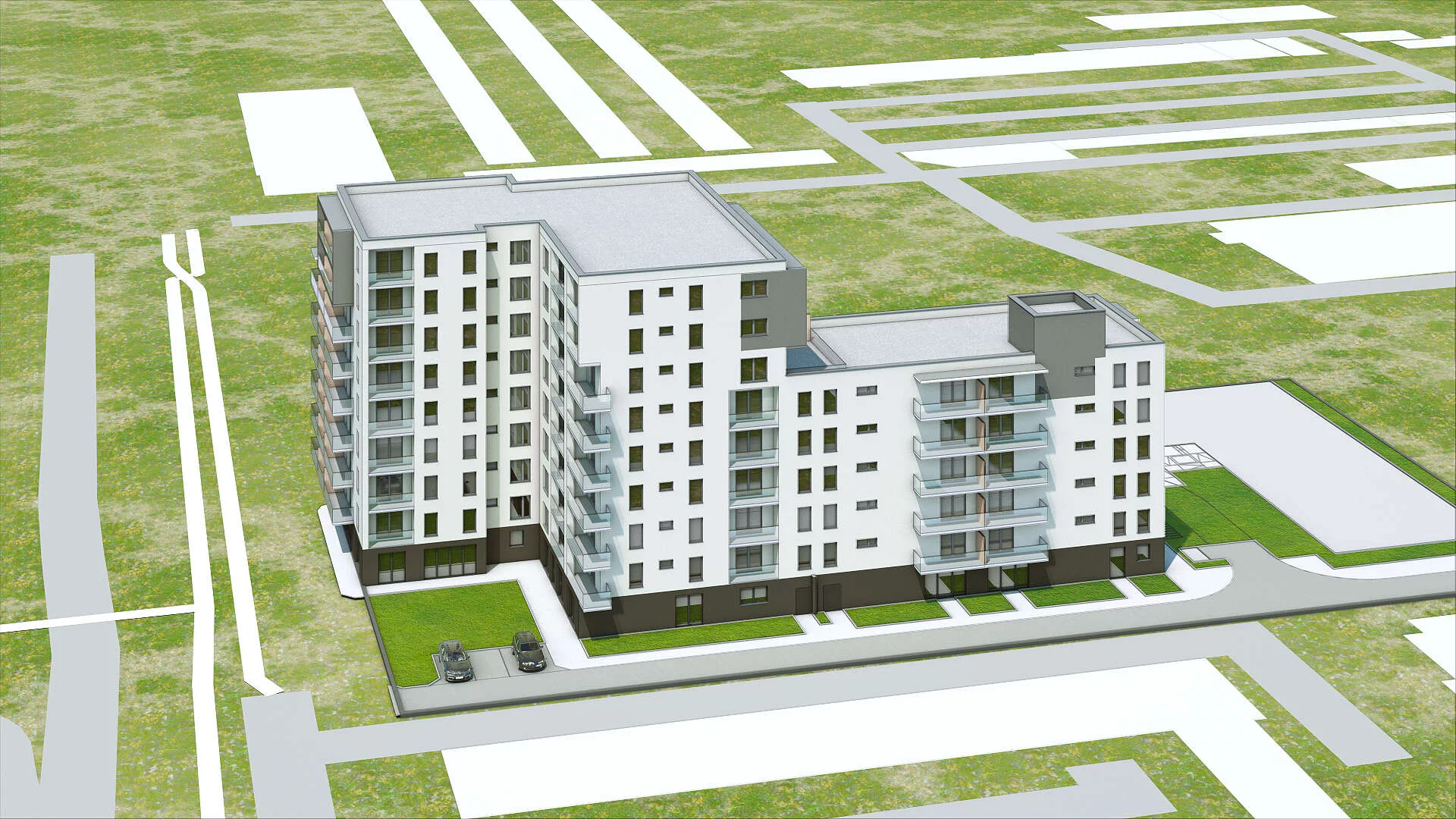 Wirtualna makieta 3D apartamentu 45.57 m², A.7.69