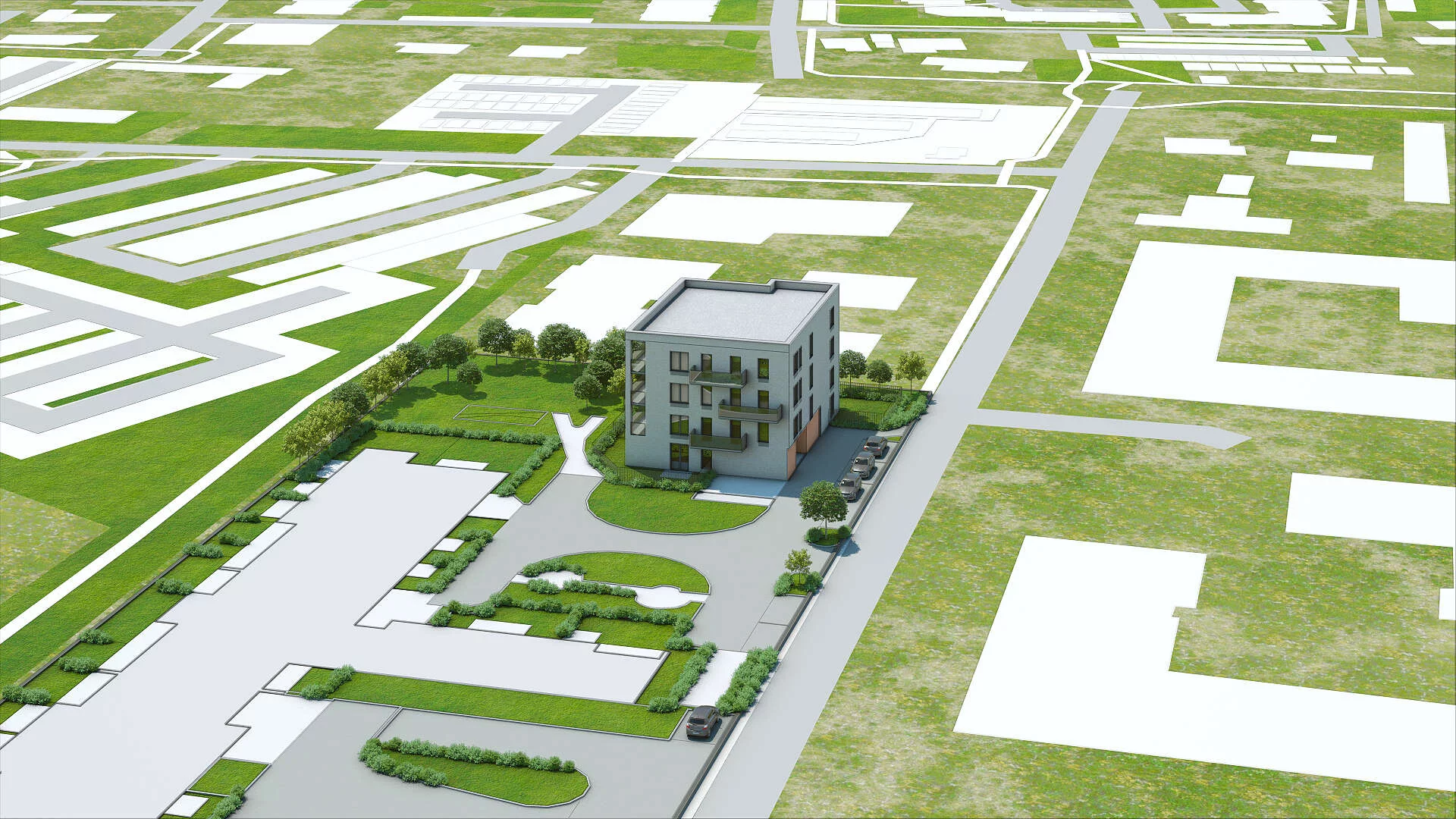 Wirtualna makieta 3D apartamentu 76.4 m², B/2/4