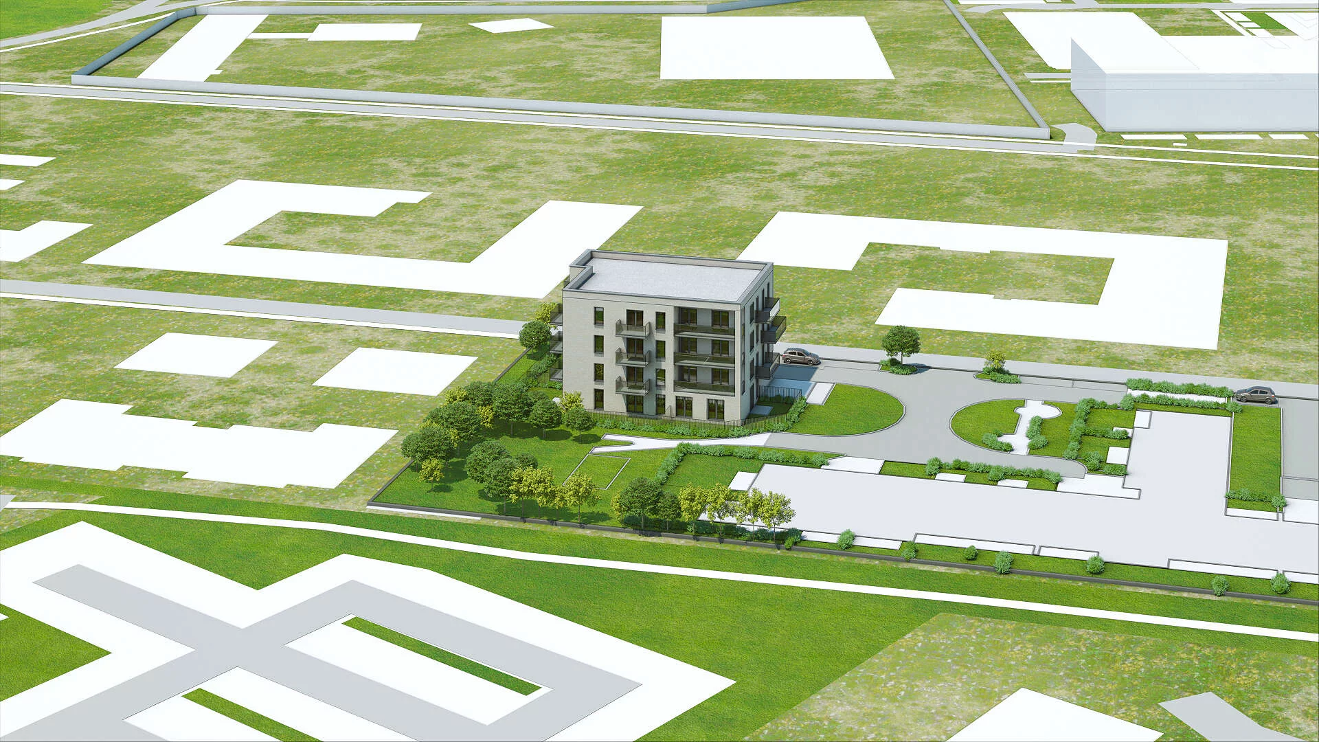 Wirtualna makieta 3D apartamentu 59.34 m², B/0/3
