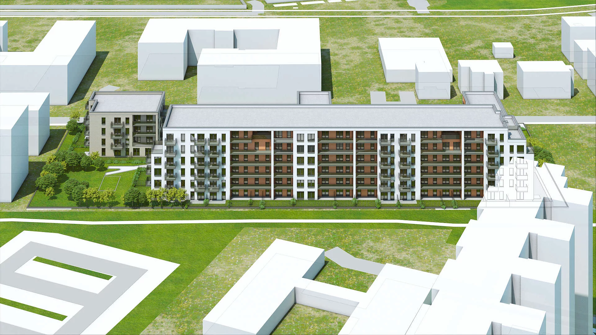 Wirtualna makieta 3D inwestycji Smardzewska 8
