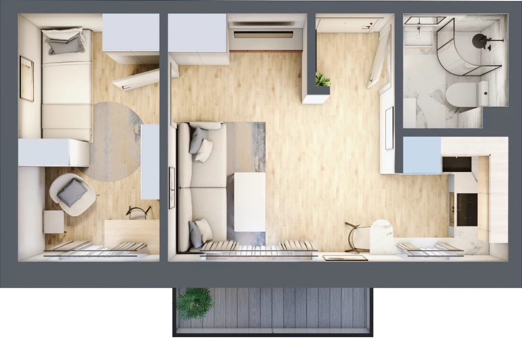 2 pokoje, mieszkanie 29,50 m², piętro 1, oferta nr 3, Kamienica przy ul. Starodomaszowskiej, Kielce, Centrum, ul. Starodomaszowska 38