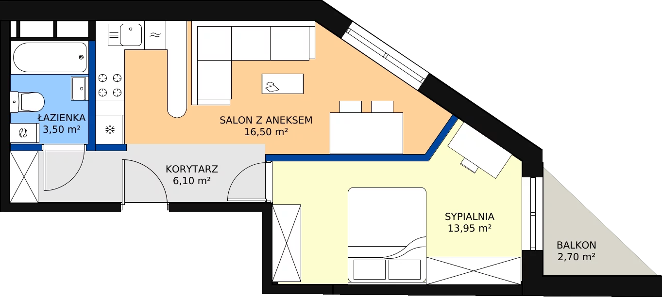 Zalety mieszkania 40 m², 7