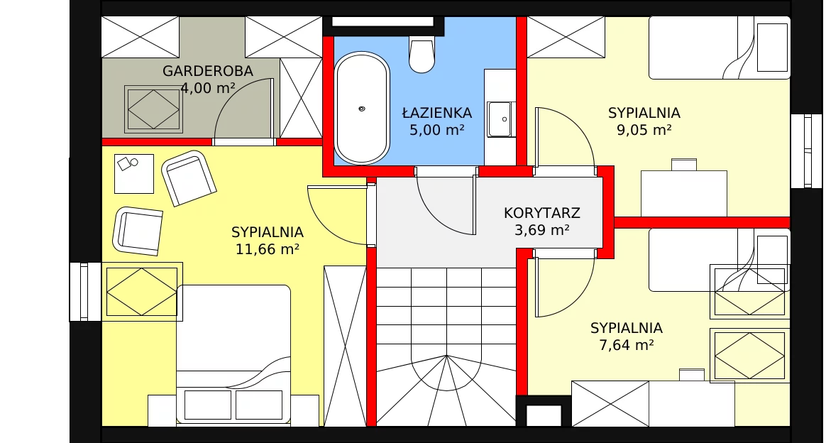 Dom 94,69 m², oferta nr 104, Zielona Widawa, Wrocław, Widawa, Psie Pole, ul. Cholewkarska