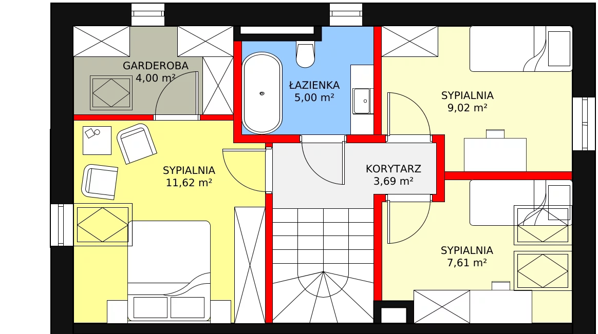 Dom 94,51 m², oferta nr 110, Zielona Widawa, Wrocław, Widawa, Psie Pole, ul. Cholewkarska