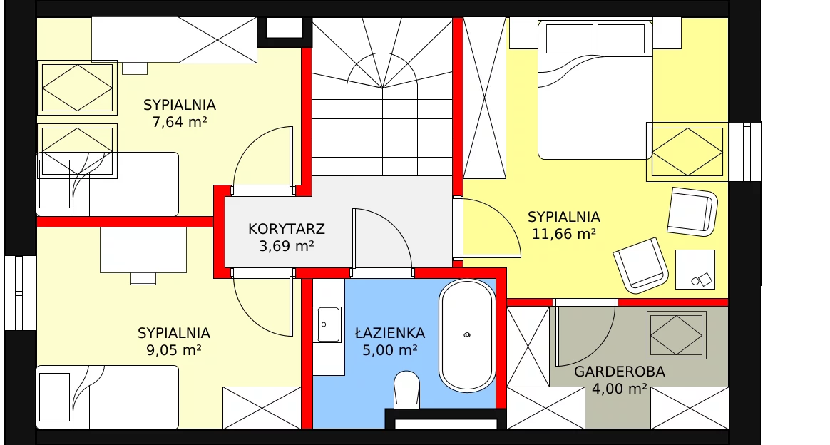 Dom 94,69 m², oferta nr 76, Zielona Widawa, Wrocław, Widawa, Psie Pole, ul. Cholewkarska