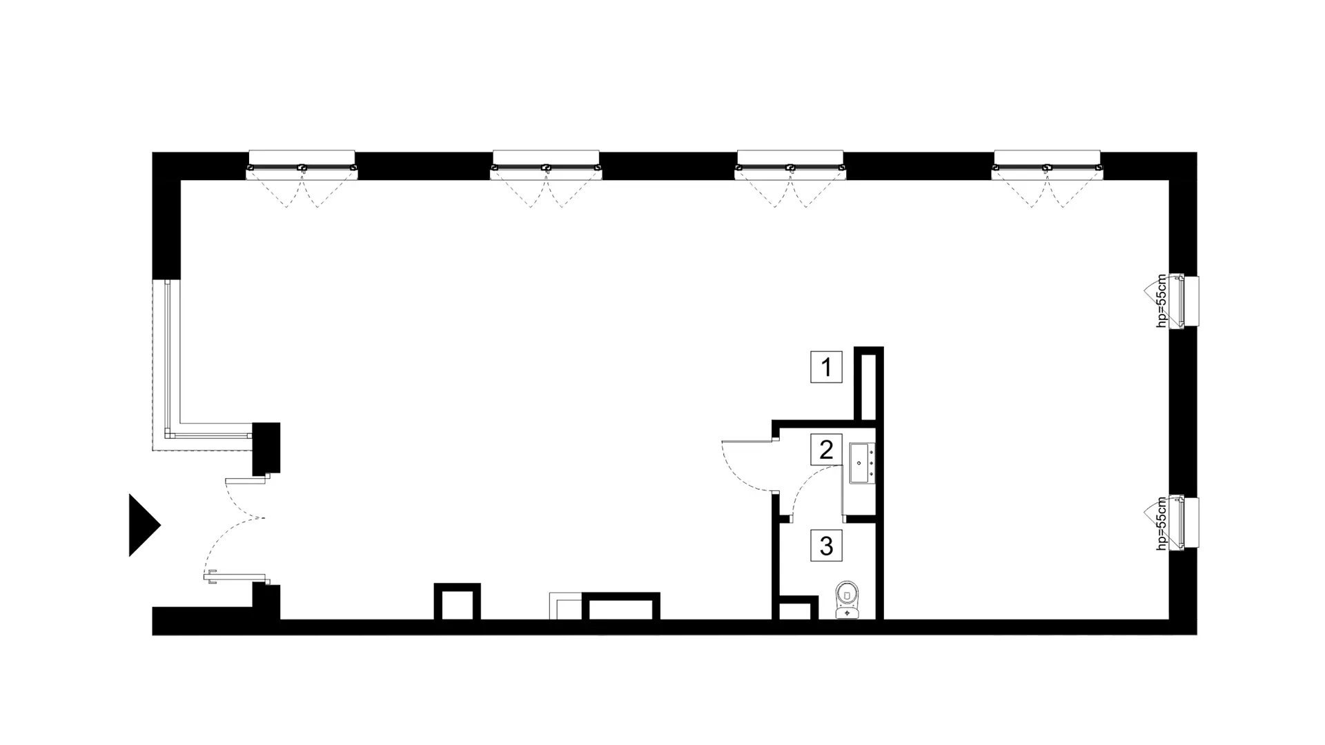 Lokal użytkowy 102,29 m², oferta nr U15, Hipoteczna Park - lokale użytkowe, Łódź, Bałuty, ul. Hipoteczna