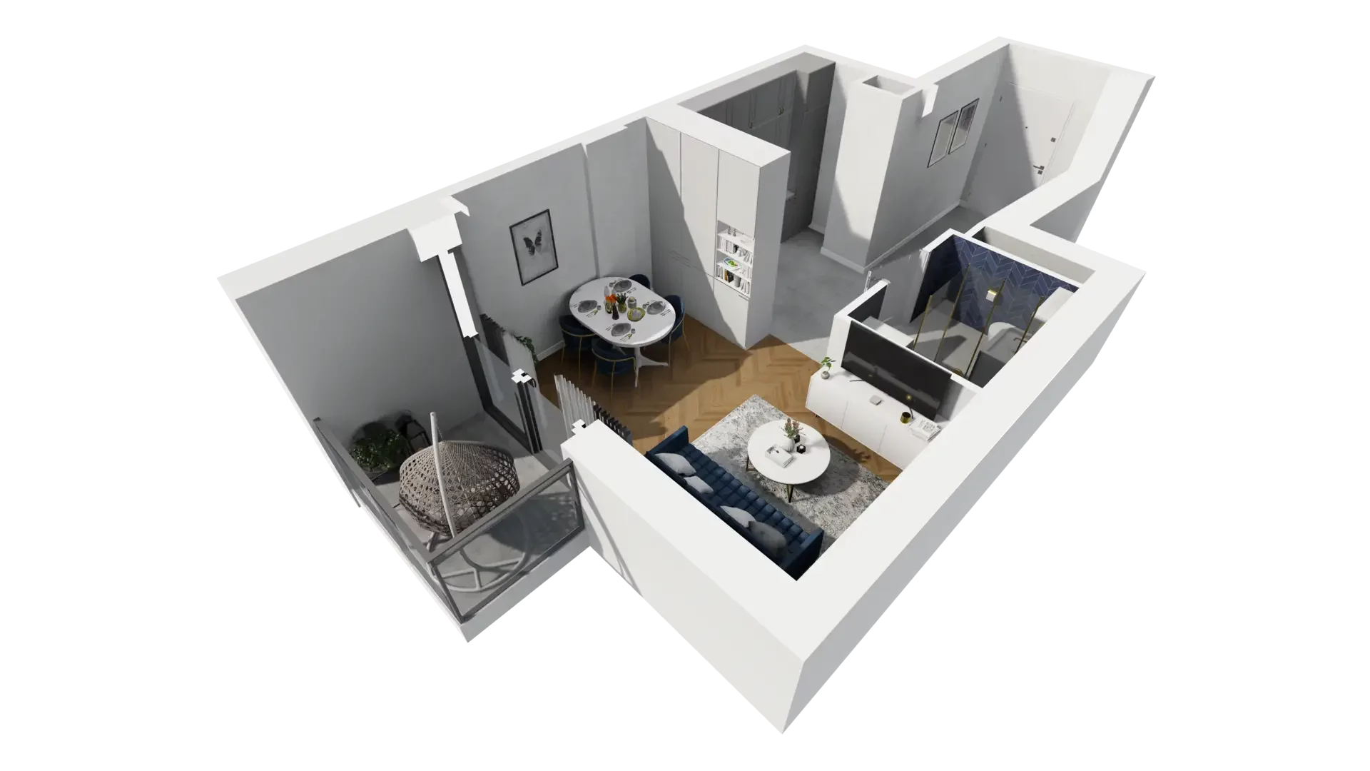 1 pokój, mieszkanie 28,00 m², piętro 1, oferta nr A1.1.10, ATAL Grabiszyn, Wrocław, Gajowice, Fabryczna, ul. Grochowa