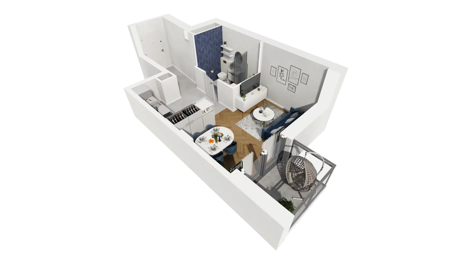 1 pokój, mieszkanie 28,00 m², piętro 1, oferta nr A1.1.10, ATAL Grabiszyn, Wrocław, Gajowice, Fabryczna, ul. Grochowa