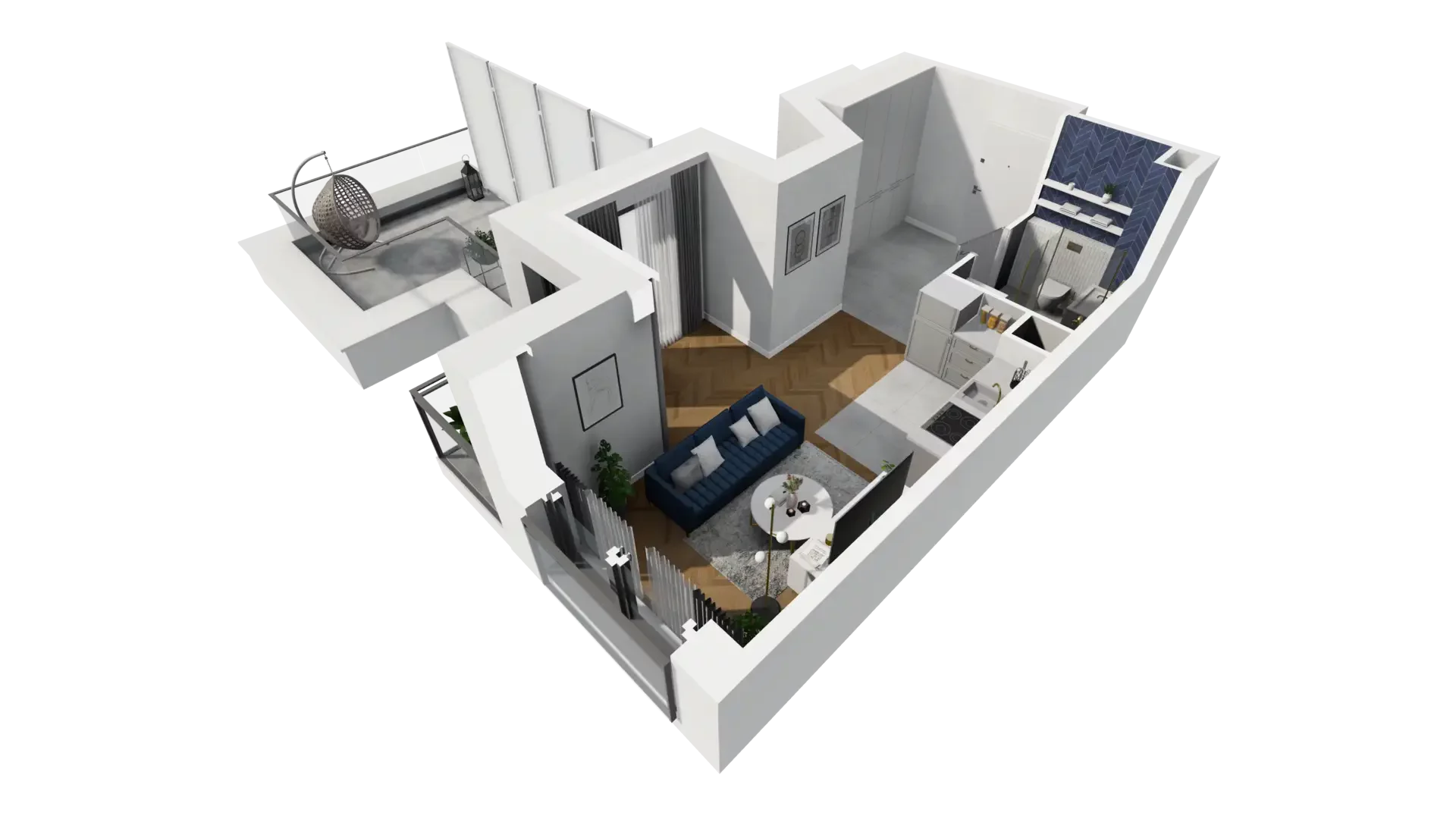 1 pokój, mieszkanie 29,26 m², piętro 5, oferta nr A1.5.46, ATAL Grabiszyn, Wrocław, Gajowice, Fabryczna, ul. Grochowa