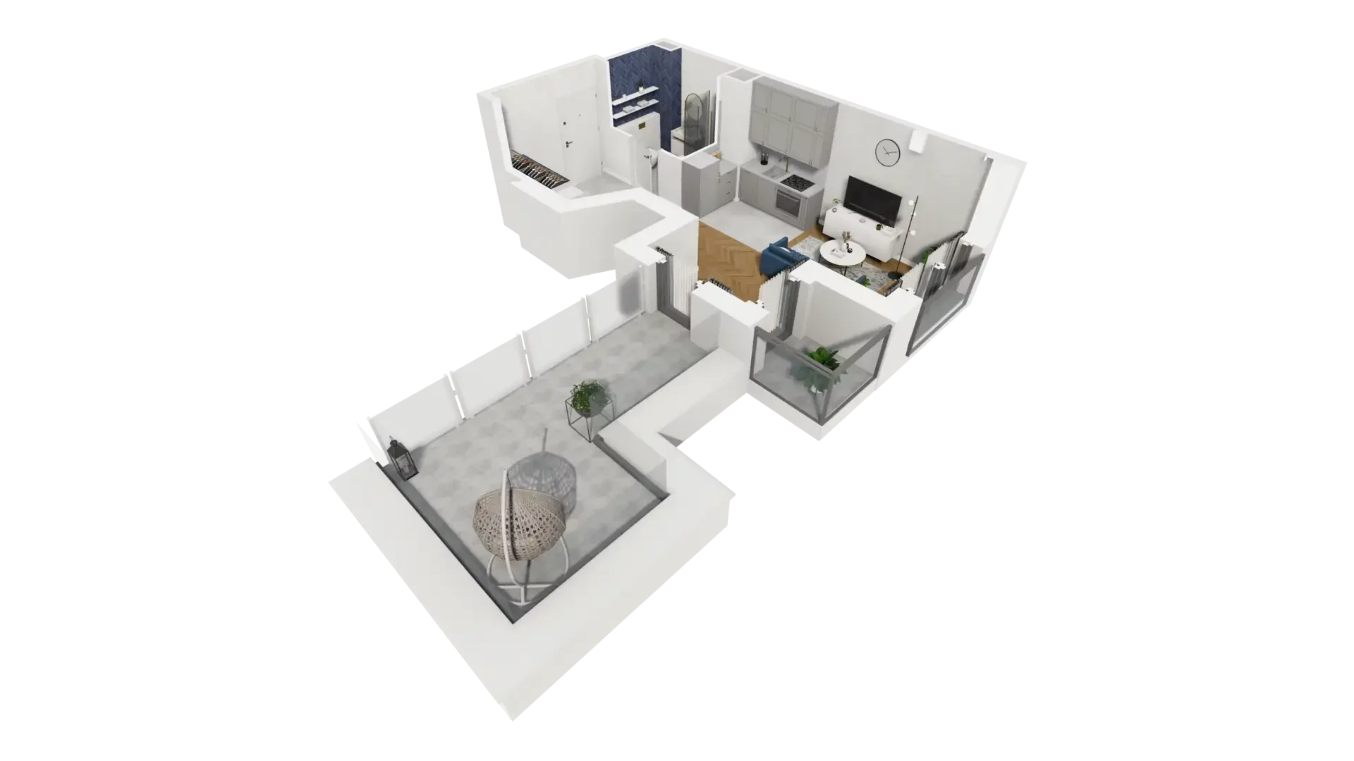 1 pokój, mieszkanie 29,26 m², piętro 5, oferta nr A1.5.46, ATAL Grabiszyn, Wrocław, Gajowice, Fabryczna, ul. Grochowa