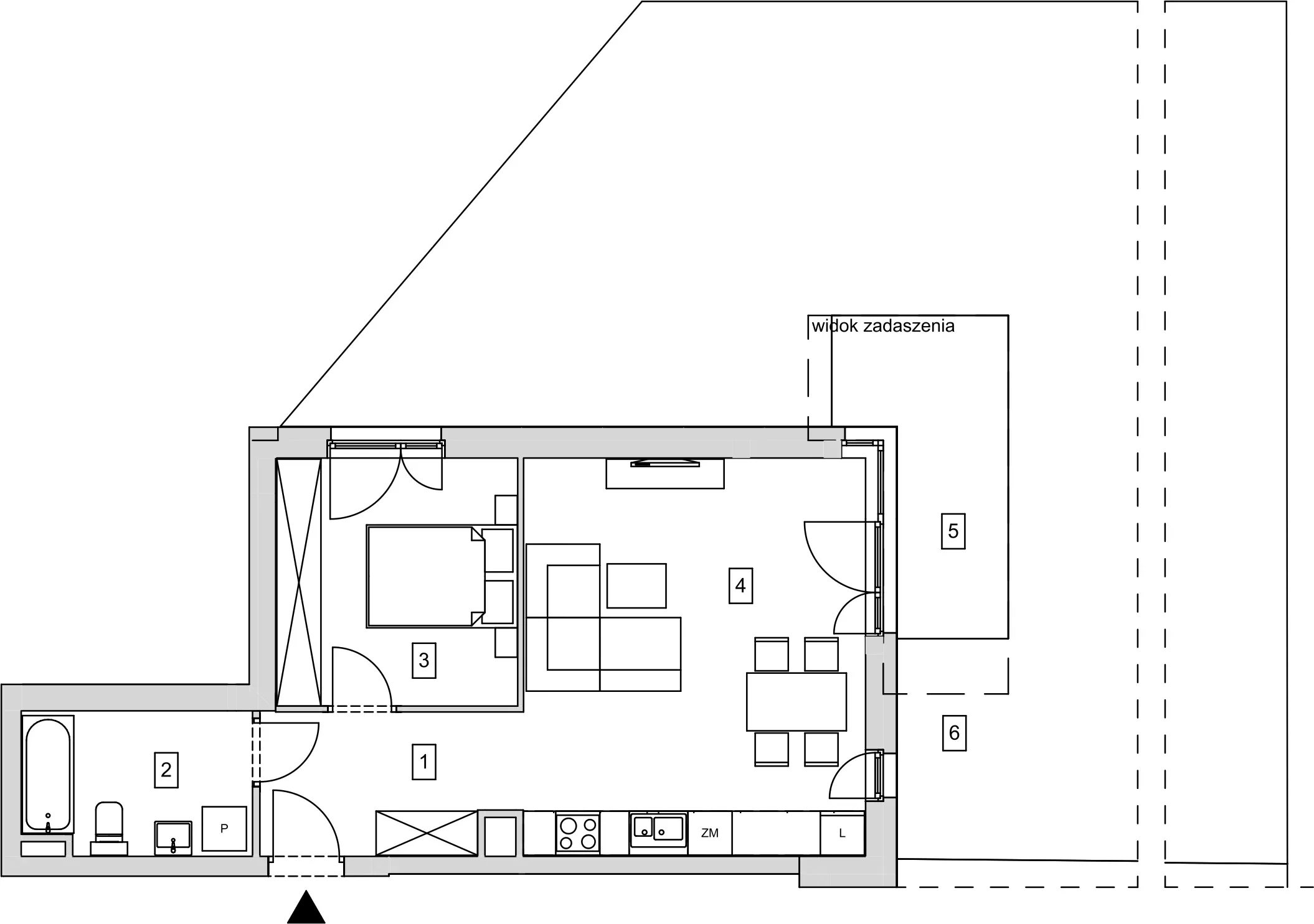 Mieszkanie 48,45 m², parter, oferta nr B9-K4-0-4, ATAL Strachowicka, Wrocław, Żerniki, Fabryczna, ul. Strachowicka