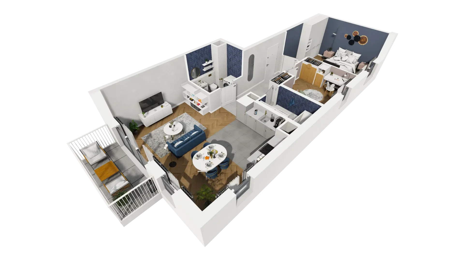 Mieszkanie 66,35 m², piętro 1, oferta nr 1A.01, Akacjowa Wita, Kraków, Prądnik Czerwony, Rakowice, ul. Akacjowa