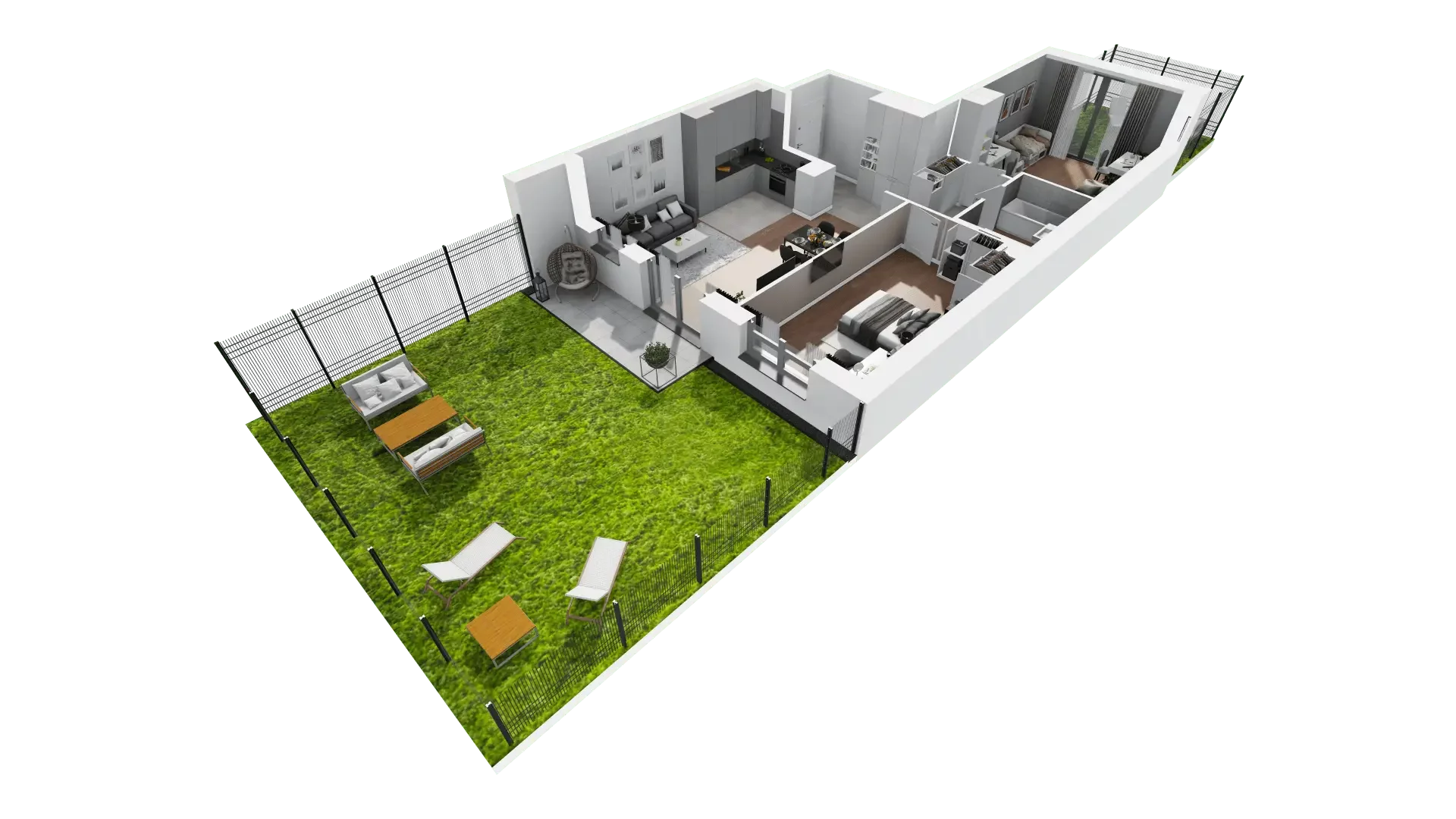 Mieszkanie 74,54 m², parter, oferta nr B0-02, ATAL Apollina, Kowale, ul. Apollina