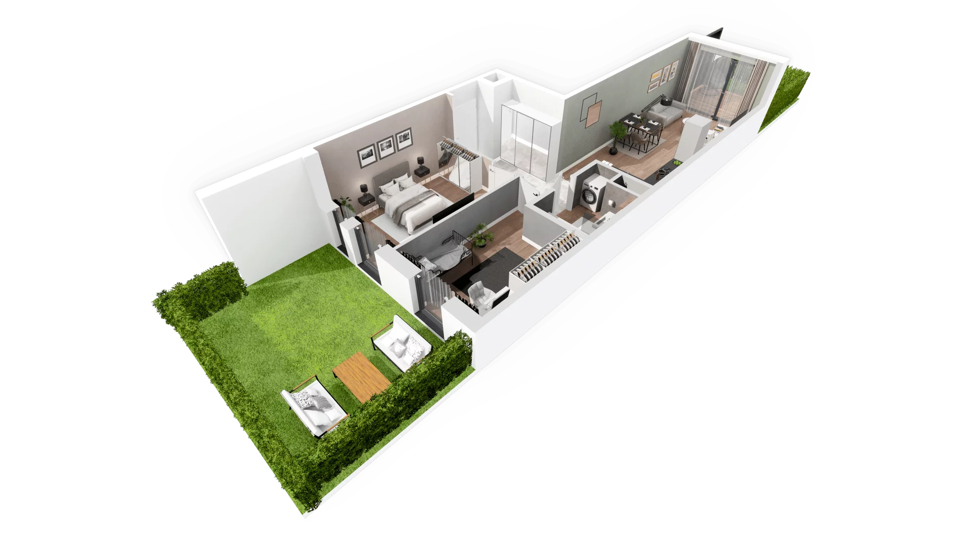 Mieszkanie 61,46 m², parter, oferta nr D4.A.0.4, Zacisze Marcelin, Poznań, Ławica, Marcelin, ul. Leśnych Skrzatów