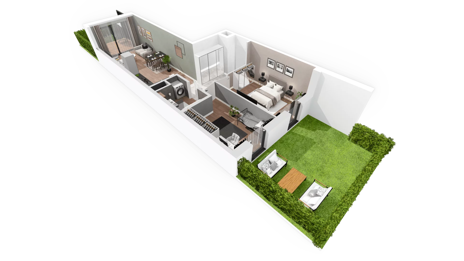 Mieszkanie 60,69 m², parter, oferta nr D4.C.0.1, Zacisze Marcelin, Poznań, Ławica, Marcelin, ul. Leśnych Skrzatów